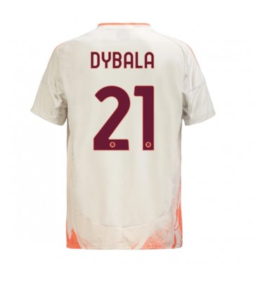 AS Roma Paulo Dybala #21 Replika Udebanetrøje 2024-25 Kortærmet